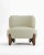 Not Yet Made - Made To Order Modern Tobo Armchair in Fabric Boucle Beige and Smoked Oak Wood by Collector Studio For Sale - Image 5 of 5