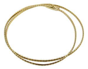 Vintage 14k Gold Segmented Collar Necklace
