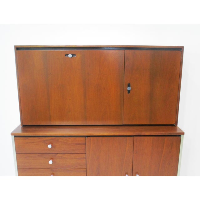 Brown Rare Paul McCobb 2pc. Bar by H. Saks and Sons For Sale - Image 8 of 18