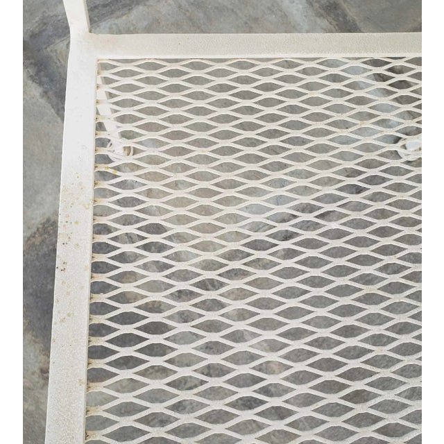 Metal Vintage Wrought Iron Table and Chairs For Sale - Image 7 of 11