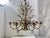 Florentine Art Brown and Gold Handmade Brushed Metal 8 Light Wrought Iron Chandelier from Simoeng, Italy For Sale - Image 10 of 14