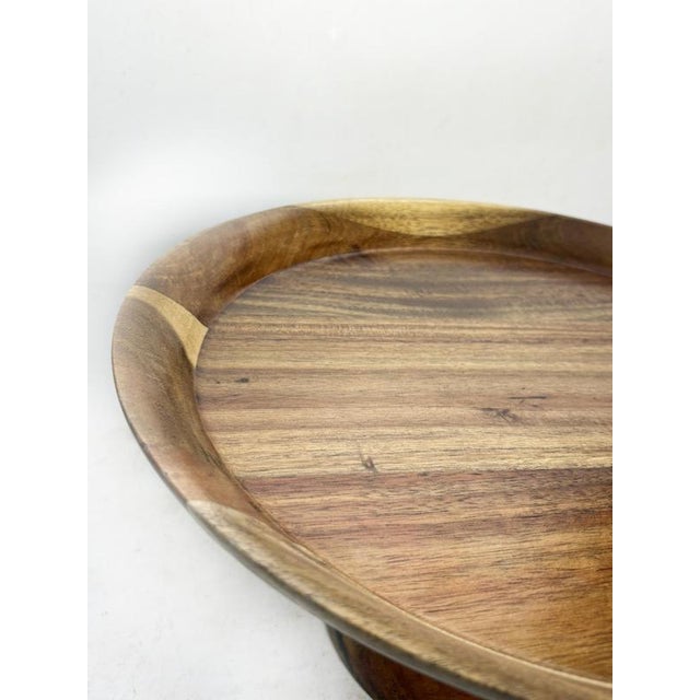 Wooden and Glass Pastry Tray by Zara Home, Set of 2 For Sale - Image 10 of 17