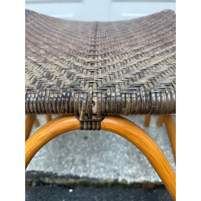 1980s Set of Four Cafe Chairs in the Style of Yuzuru Yamakawa for Saccaro For Sale - Image 11 of 12