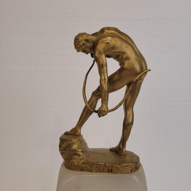 Otto Lessing, Arquero, Bronze and Onyx For Sale - Image 15 of 18