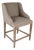 Connor Counter Stool - Gray Linen / Limed Grey Oak Frame For Sale