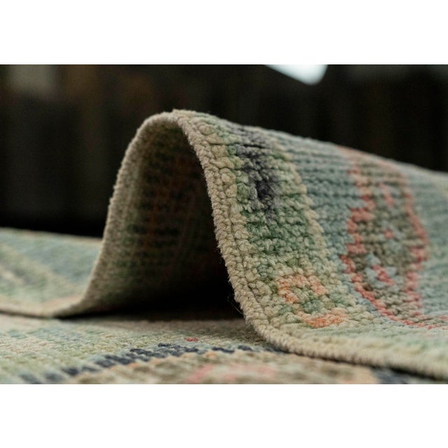 Textile Turkish Oushak Rug 2'7" x 10'3" #20200 For Sale - Image 7 of 8