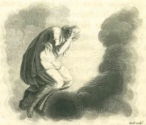 John Hall, Desperation, Original Etching, 1810