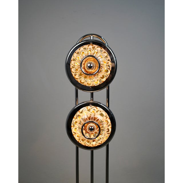 1970s Floor Lamp with Murano Lampshades, 1970s For Sale - Image 5 of 8