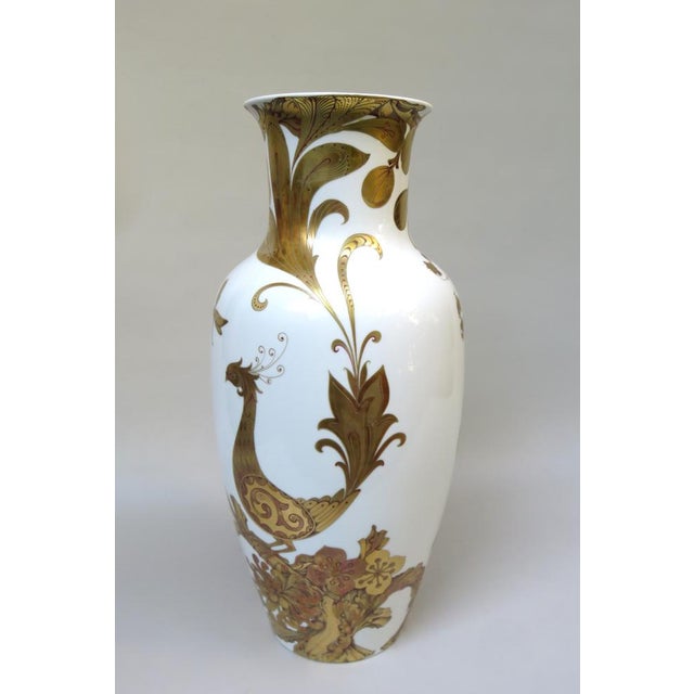 An extraordinary and elegant vase with the "Serenade" decor from the 1970s of the porcelain manufacturer AK Emperor, W....