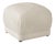 Sinclair Ottoman in Sheepskin Natural For Sale