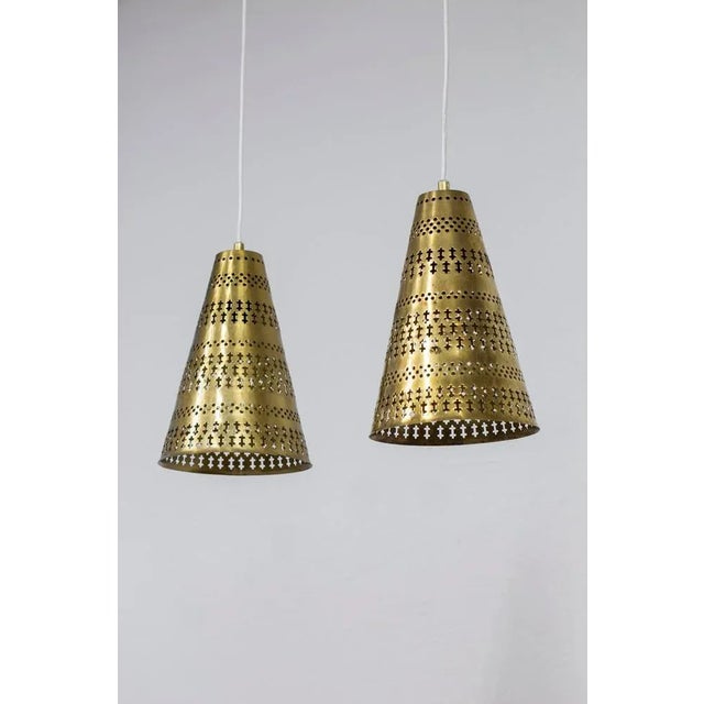 Metal Ceiling Lamp Model 70 by Hans Bergström, 1950s For Sale - Image 7 of 12