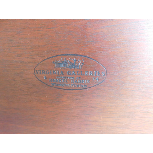 Henkel Harris Mahogany King Size Poster Bed For Sale - Image 13 of 15