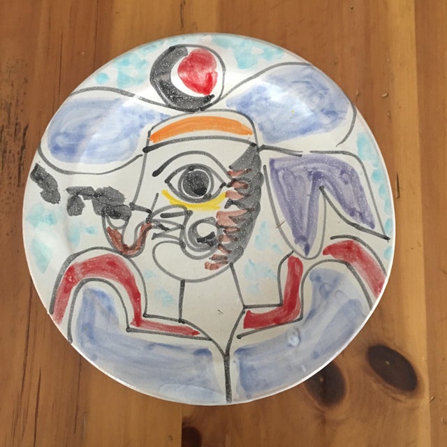Wonderful Mid Century DeSimone Plate Charger Made in Sicily Mid Century