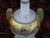 Victorian Table Lamp Glass Urn Vase Antique Bohemian Moser Gold Leaves For Sale - Image 3 of 18