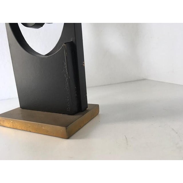 Postmodern Abstract Bronze Sculpture attributed to Roberto Vecchione, Italy, 1998 For Sale - Image 10 of 16