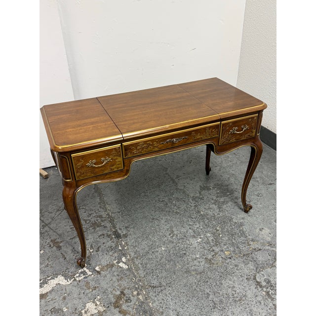 Phyllis Andrade for White Furniture Company Chinoiserie Vanity Desk For Sale - Image 11 of 12