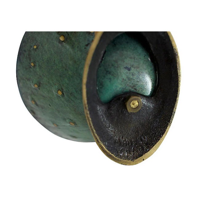 Mid-Century Modern Brass Catchall For Sale In Los Angeles - Image 6 of 7