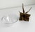 Bronze 1950s Bronze & Glass Footed Candy Dish For Sale - Image 8 of 8