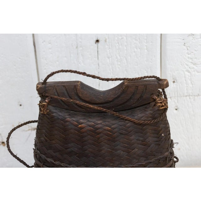Mid 20th Century Thai Tribal Basket For Sale - Image 4 of 8