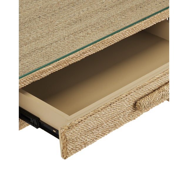 Coastal Currey & Company Olisa Rope Desk For Sale - Image 3 of 3