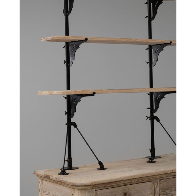 19th Century French Pine Display Cabinet For Sale In Greensboro - Image 6 of 18