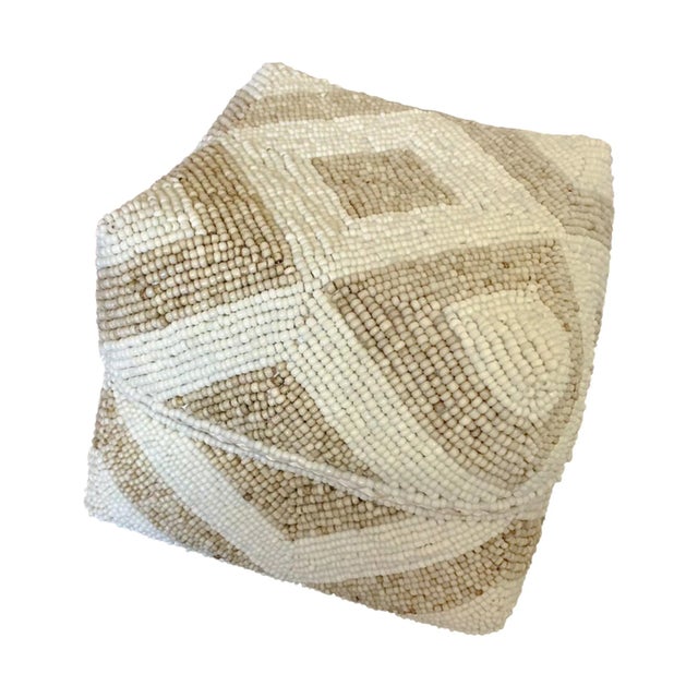 Handmade Set of 3 Decorative Beaded Boxes 8x8x8