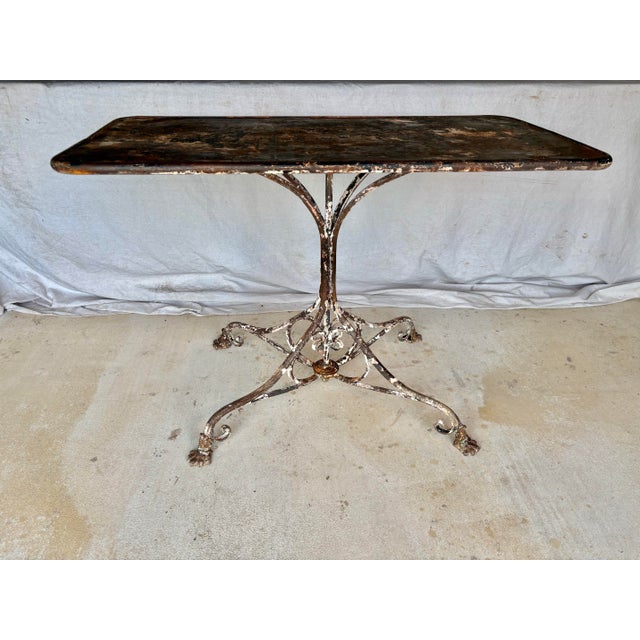 19th Century French Arras Iron Garden Table For Sale - Image 9 of 12