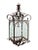 Early 20th Century Large Continental Wrought Iron and Etched Glass Lanterns, 20th Century - A Pair For Sale - Image 5 of 9