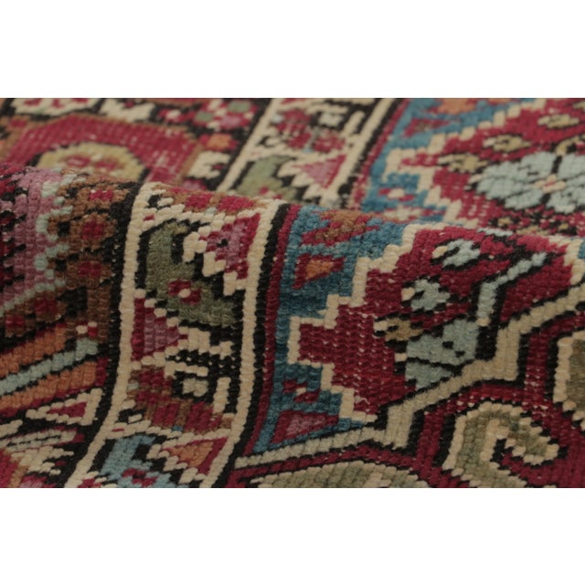 Rug & Kilim Vintage Turkish Anatolian Prayer Rug With Geometric Mihrab Design - Rug & Kilim For Sale - Image 4 of 9