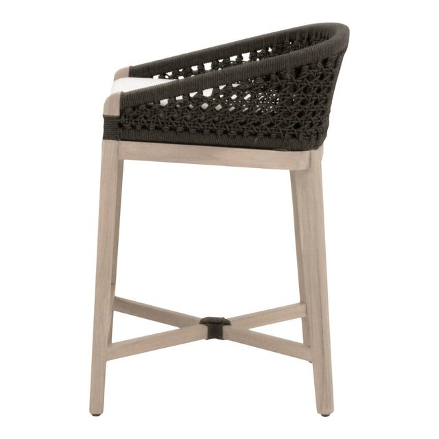 Montecito Rope Outdoor Counter Stool by Essentials for Living For Sale - Image 4 of 11