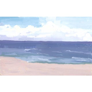 Original Painting "Good Day at the Beach" by Michelle Farro For Sale