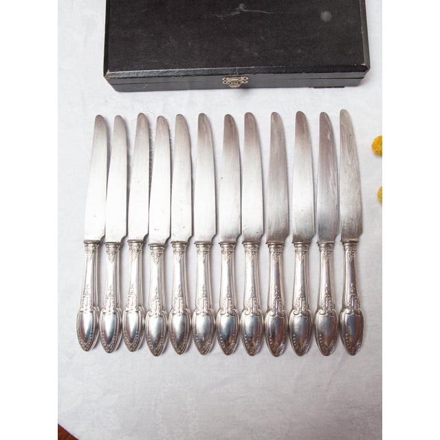 French Empire Model Table Knives from Ercuis, 1900-1915, Set of 12 For Sale - Image 5 of 8