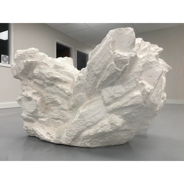 Postmodern Faux Quarry Plaster Dining Table From Sirmos For Sale In Denver - Image 6 of 13