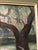 Lovely Vintage Impressionist Garden Backyard Scene Pastel Drawing – Patio Chair Under Tree, Framed For Sale In San Diego - Image 6 of 10