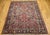 "A masterful example of early 20th century Persian craftsmanship, this rare antique Heriz Serapi rug features an uncommon...