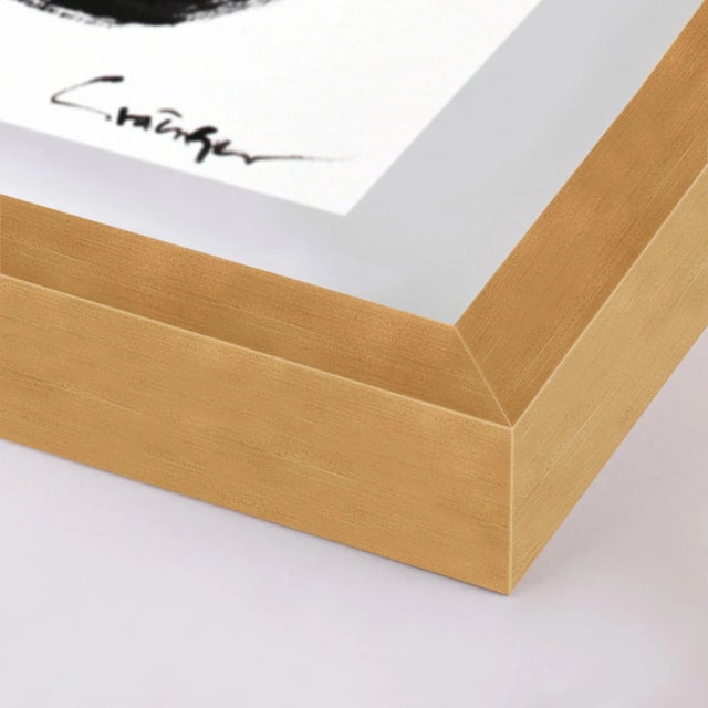 DESCRIPTION: Noir Et Blanc Diptych by Lesley Grainger in Gold Frame, XS Art Print SPECIFICATIONS: Type: Framed Paper....