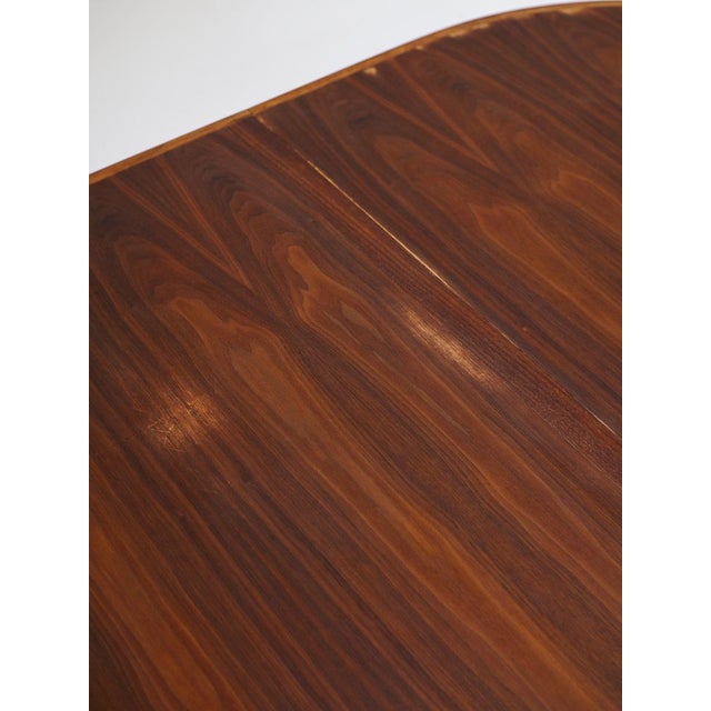 Danish Oval Extendable Dining Table in Teak, 1960s For Sale - Image 9 of 18