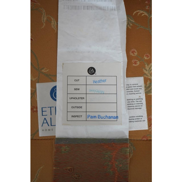 Pair Ethan Allen Regency Style Carved Bergere Chairs For Sale - Image 12 of 12