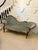 Outstanding quality antique Victorian carved walnut chaise lounge having a quality carved walnut scroll shaped back...