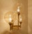 Metal Large Vintage Glass Sconce from Sciolari For Sale - Image 7 of 18