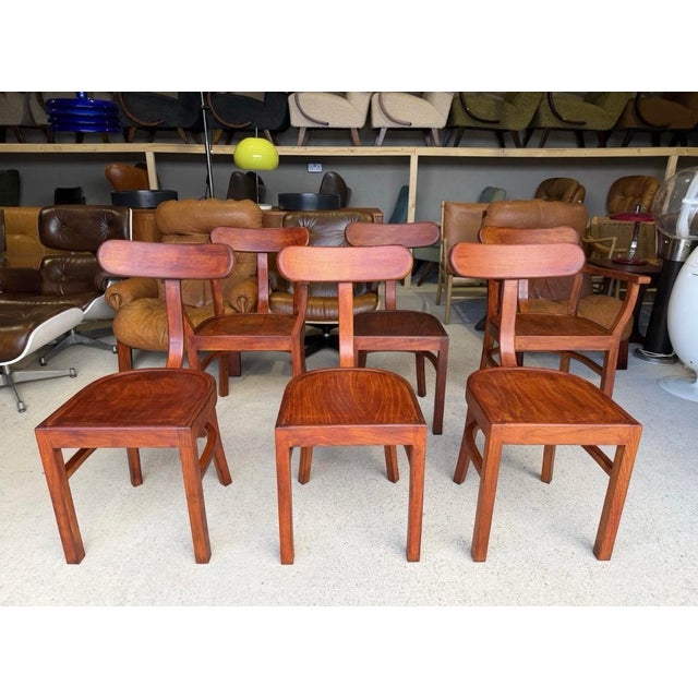 Vintage Art Deco Chairs by Lajos Kozma, 1930s, Set of 6 For Sale - Image 9 of 18