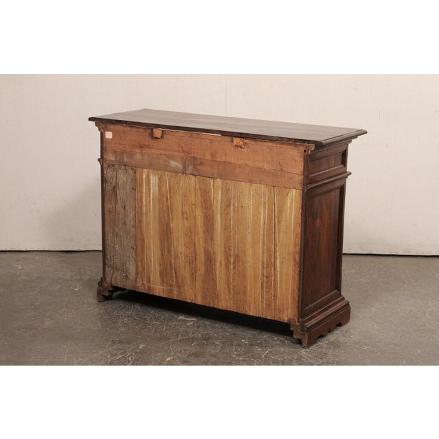 Wood Mid 19th Century Italian Wooden Credenza Console For Sale - Image 7 of 11