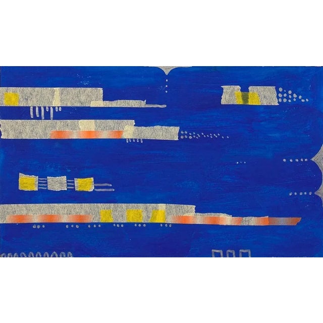 Contemporary Contemporary Mixed Media Painting, "La Brea #6" For Sale - Image 3 of 5