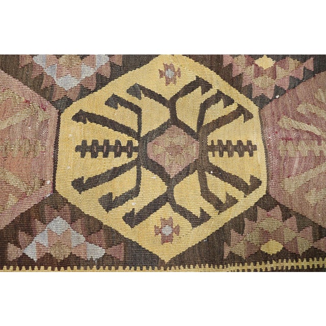Vintage Caucasian Kilim Rug, 1920s For Sale - Image 12 of 15