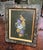Brown Fantastic Original Authentic Antique Botanical Oil Painting 1920 Still Life Signed Cluster of Flowers Antique Frame For Sale - Image 8 of 8