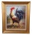 Impressionist Country Farmhouse Rooster Portrait Oil Painting on Canvas For Sale - Image 13 of 13