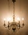 Small Dutch Six-Arm Bronze Chandelier For Sale - Image 3 of 6