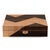 A contemporary 21st Century cigar humidor crafted from solid walnut, veneered in white rippled sycamore and smoked rippled...