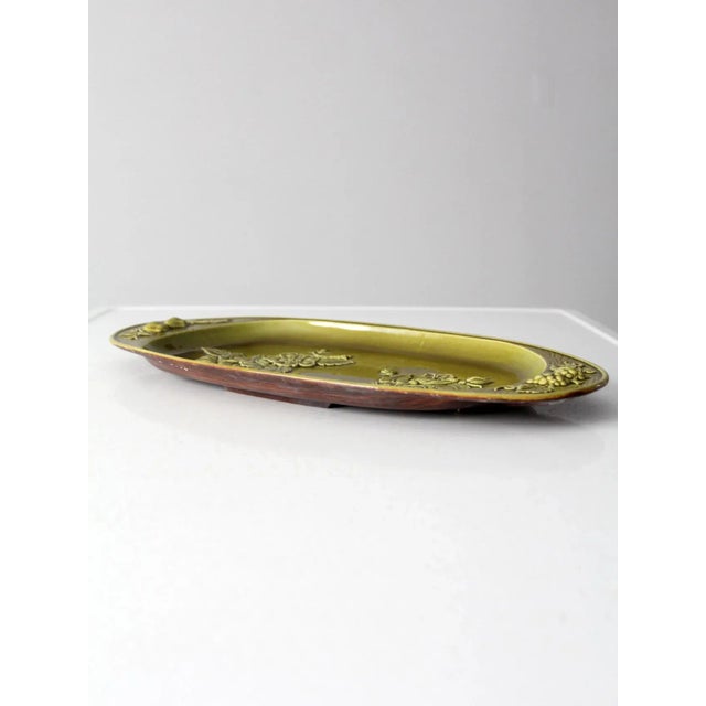 Ceramic Mid-Century Treasure Craft Serving Platter For Sale - Image 7 of 10
