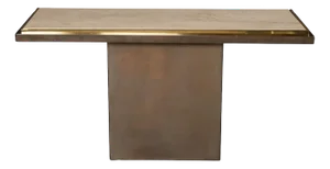 20th Century Continental Belgo Chrome Console Table, 1970s
